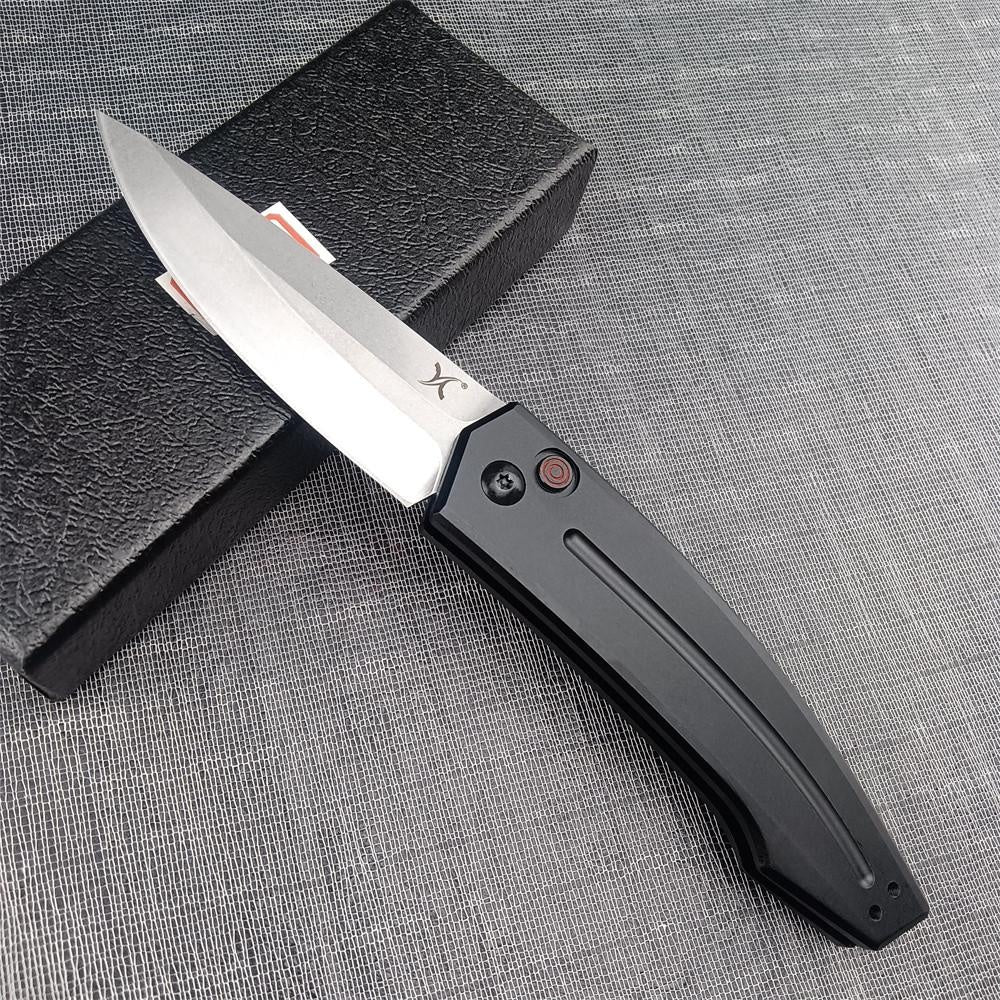 Huaao Launch 2 Switchblade Automatic Folding Pocket Knife Aluminum Handle