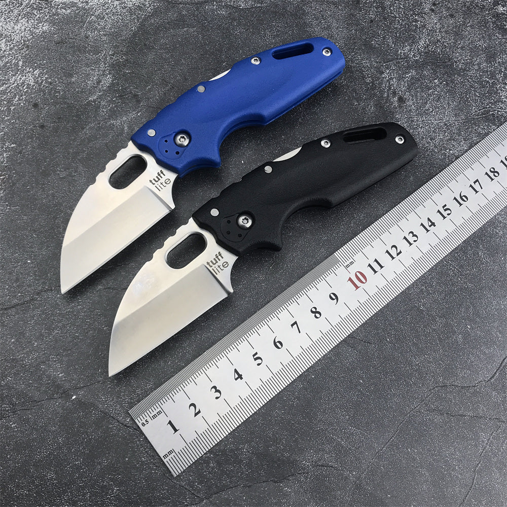 2024 Cold Steel 20LT Tuff Lite Back Lock Folding Knife 2.5" 440C Blade Nylon Glass Handle with Pocket Clip Portable Mini Outdoor Defense Pocket Tool