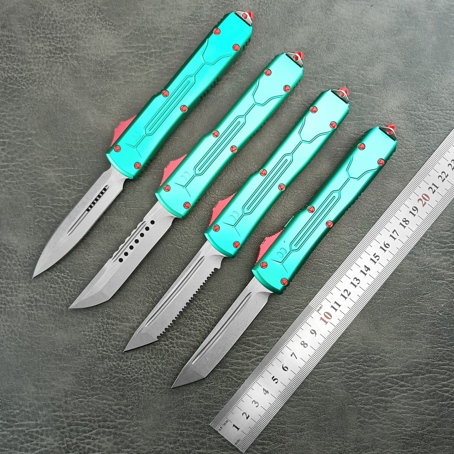 Ultratech T/E Bounty Hunter OTF Auto Knife D2 Blade T6 Aluminum Handle