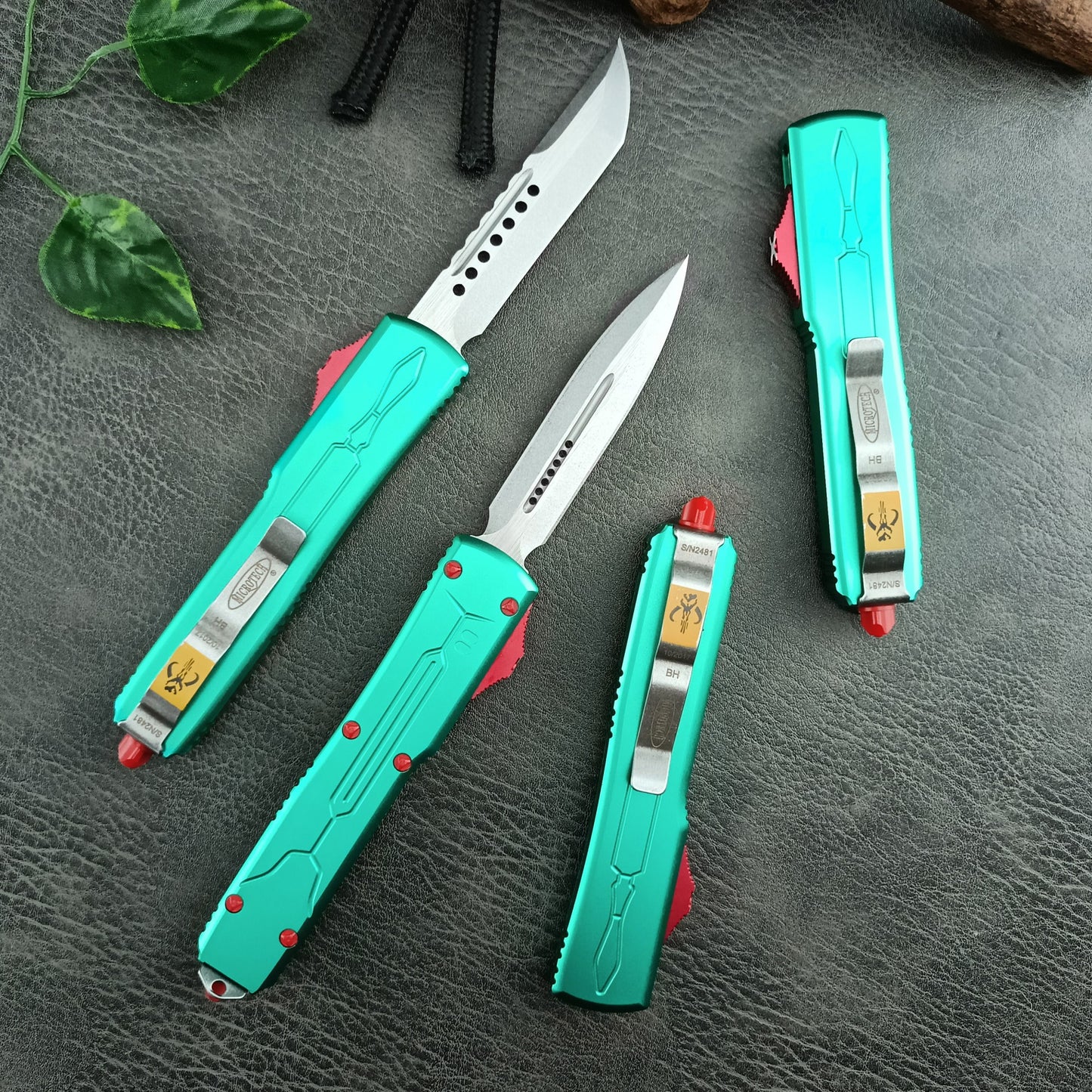 Ultratech T/E Bounty Hunter OTF Auto Knife D2 Blade T6 Aluminum Handle