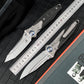 M390 Steel Folding Pocket Knife TC4 Titanium Carbon Fiber Handle Thumb Stud Sub-Frame Lock EDC Folder