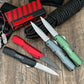 9000K50 Matt Diskin Commemorative Livewire OTF AUTO Knife 3.3" CPM-MagnaCut Stonewashed Spear Point Blade, 50th Anniversary Black Aluminum Handles, Reversible Clip