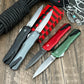 9000K50 Matt Diskin Commemorative Livewire OTF AUTO Knife 3.3" CPM-MagnaCut Stonewashed Spear Point Blade, 50th Anniversary Black Aluminum Handles, Reversible Clip