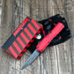 9000K50 Matt Diskin Commemorative Livewire OTF AUTO Knife 3.3" CPM-MagnaCut Stonewashed Spear Point Blade, 50th Anniversary Black Aluminum Handles, Reversible Clip