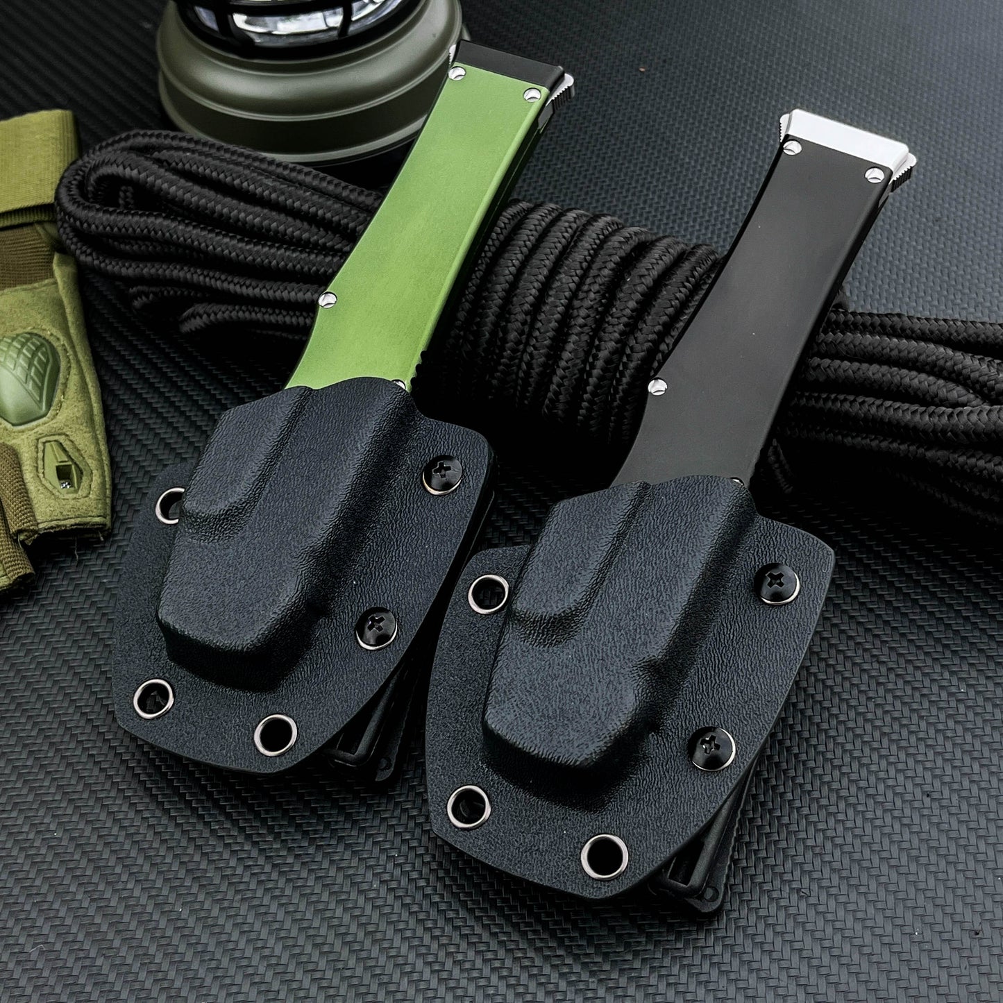Halo V6  Single-Action OTF Automatic Knife T6 Aluminum Handle