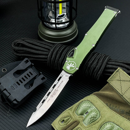 Halo V6  Single-Action OTF Automatic Knife T6 Aluminum Handle
