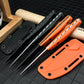 Compact Full Tang Fixed Blade EDC Knife with 8Cr13MoV Steel Blade, Ergonomic Nylon Handle & Molded Sheath for Outdoor Camping