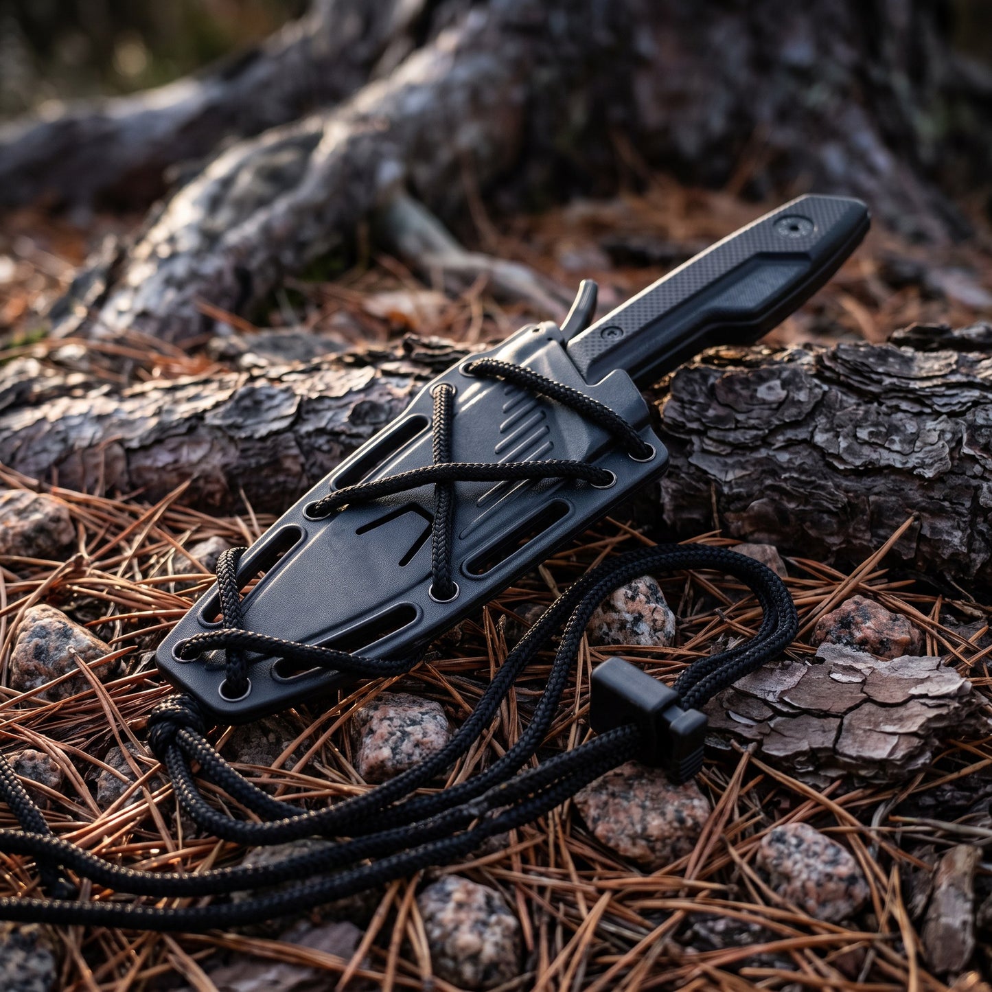 Full Tang N690 Steel Fixed Blade Outdoor Knife with G10 Handle and Protective Sheath