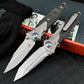 M390 Steel Folding Pocket Knife TC4 Titanium Carbon Fiber Handle Thumb Stud Sub-Frame Lock EDC Folder