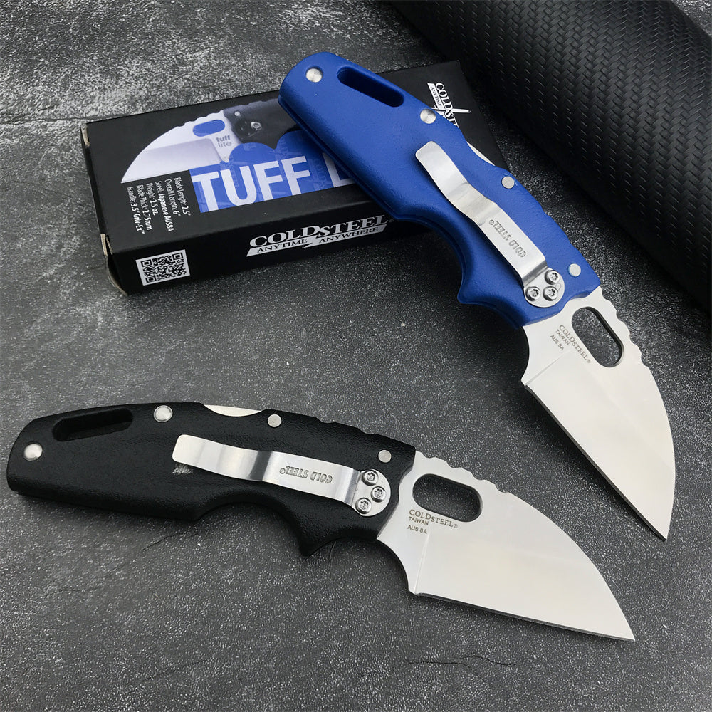 2024 Cold Steel 20LT Tuff Lite Back Lock Folding Knife 2.5" 440C Blade Nylon Glass Handle with Pocket Clip Portable Mini Outdoor Defense Pocket Tool