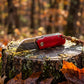 Mini Folding Pocket Knife Red Dyed Bone Handle 7Cr13Mov Steel Wharncliffe Blade
