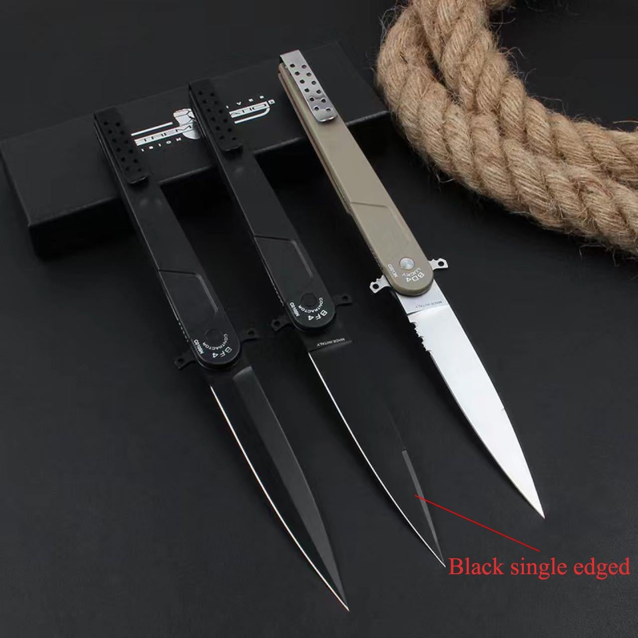 New Extrema Ratio BD4 Contractor Tactical Folding Blade Knife EDC Outdoor Hunting Self Defense Folder D2 Steel Wilderness Survival Knife Multifunctional Knife