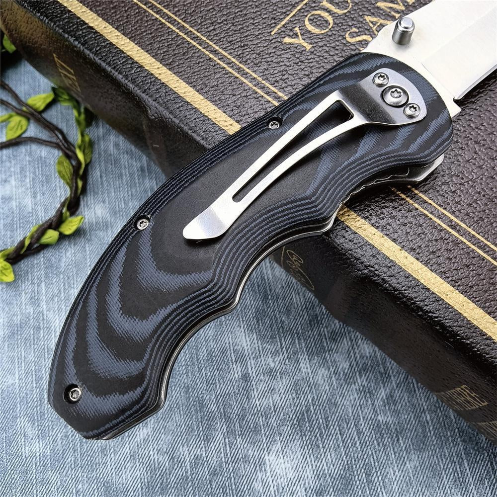 Boker Pocket Folding Knife 7Cr13Mov Steel Blade Mikata Handles Outdoor Hunting Camping Knife, Everyday Carry Tool