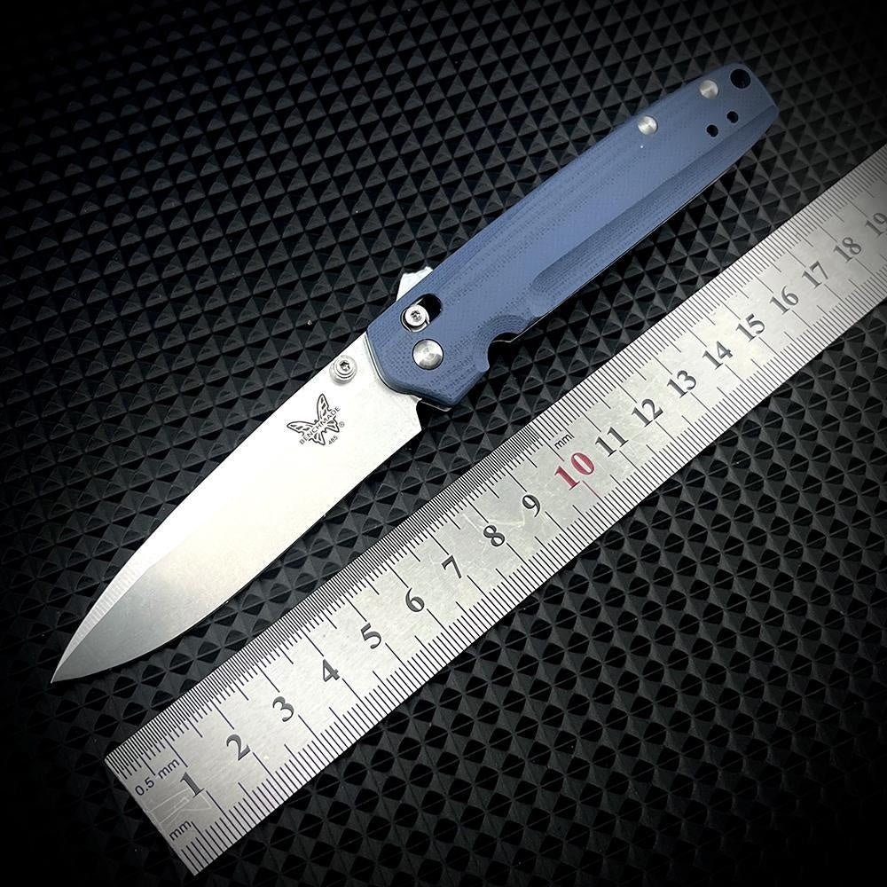 Manual Open Benchmade 485 Valet Folding Knife 2.96" G10 Handle EDC Pocket Knife AXIS Lock Hunting Outdoor Tactical Self Defense Portablde Flipper Knives