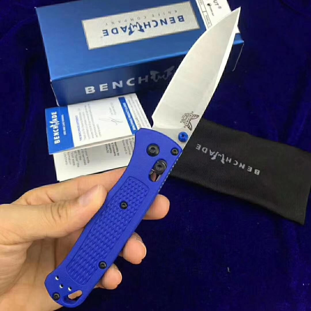 Red/yellow Handle Benchmade 535 Drop-Point Blade Camping Pocket Folding Knives Multifunctional Blade Non Slip Outdoor Knife