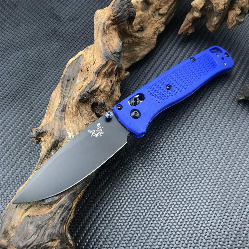 Red/yellow Handle Benchmade 535 Drop-Point Blade Camping Pocket Folding Knives Multifunctional Blade Non Slip Outdoor Knife