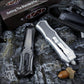 OTF Auto Knife 440C Steel and Zinc Alloy Inlaid with Carbon Fiber Handle with Pocket Clip