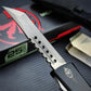 Troodon Hellhound OTF Auto Knife Tanto  D2 Blade T6 Aluminum Handle