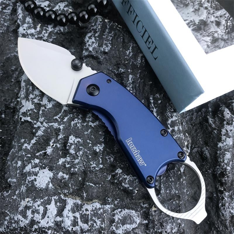 Newest Kershaw 8710 ANTIC Mini Pocket Folding Knife  Higher QualityTactical Knife Multi-hunting Outdoor Camping Hunting Survival Knives EDC Tools with Bottle Opener