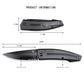Huaao Launch 2 Switchblade Automatic Folding Pocket Knife  Aluminum Handle