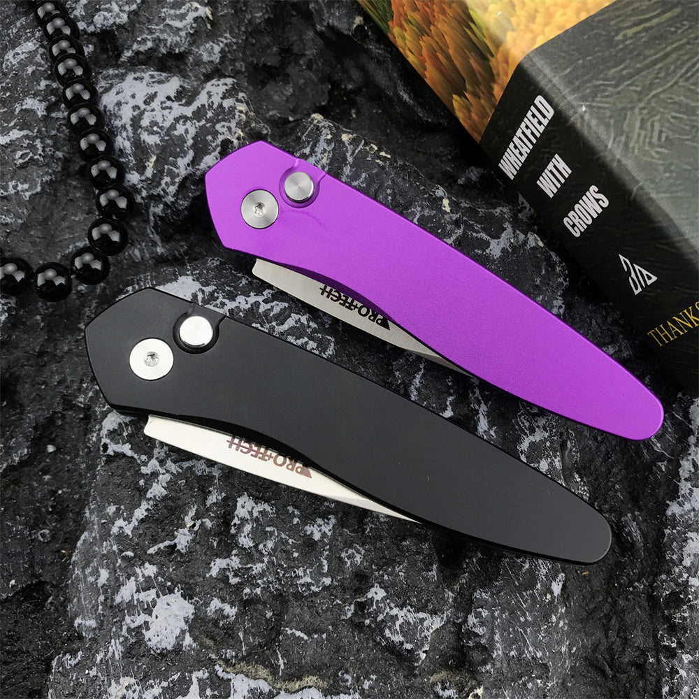 Pro-Tech 3407 Automatic Folding Knife 2.75 Inch CPM-S35VN High Quality Steel Forging of The Blade T6 Aeronautical Aluminum Handle EDC Automatic Pocket Knives