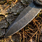 VG10 Damascus Steel Folding Pocket Knife, Stabilized Wood Handle Flipper EDC Knife with Liner Lock