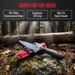 3500-10BK Fixed Blade Paring Knife with G10 Handle Black Coated 8Cr13MoV Stainless Steel Utility Fruit Knife Sheath Included