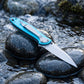 1660 Folding Pocket Knife 2.87" 8Cr13MoV Blade Flipper Opening Liner Lock Everyday Carry Utility Knife