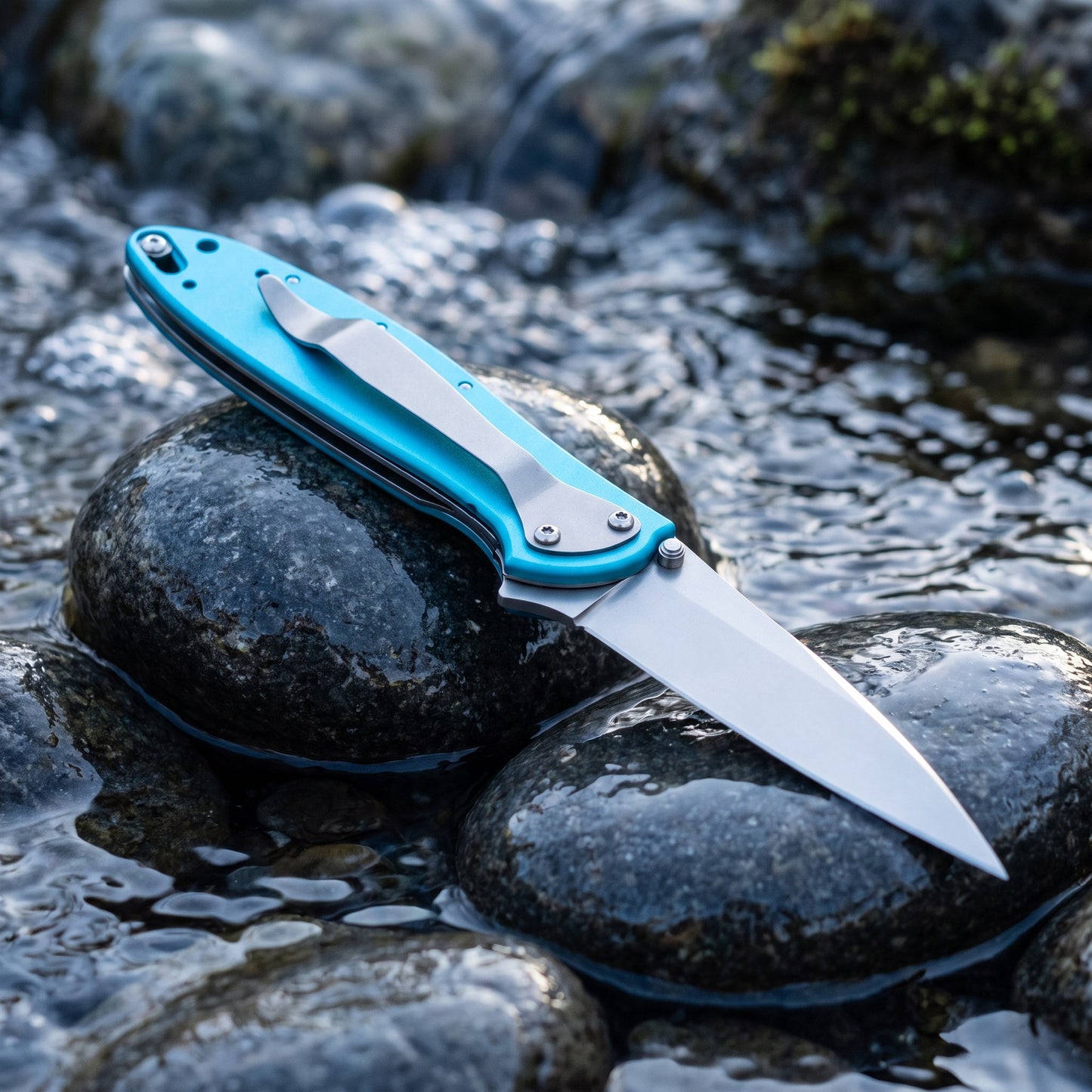 1660 Folding Pocket Knife 2.87" 8Cr13MoV Blade Flipper Opening Liner Lock Everyday Carry Utility Knife