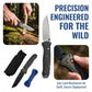 537 Bailout Ultra-Lightweight Carbon Fiber Tactical Folding Knife, D2 Premium Steel Japanese Tanto Pocket Knife with Axis Lock Mechanism, Outdoor EDC Survival Tool