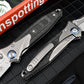 M390 Steel Folding Pocket Knife TC4 Titanium Carbon Fiber Handle Thumb Stud Sub-Frame Lock EDC Folder