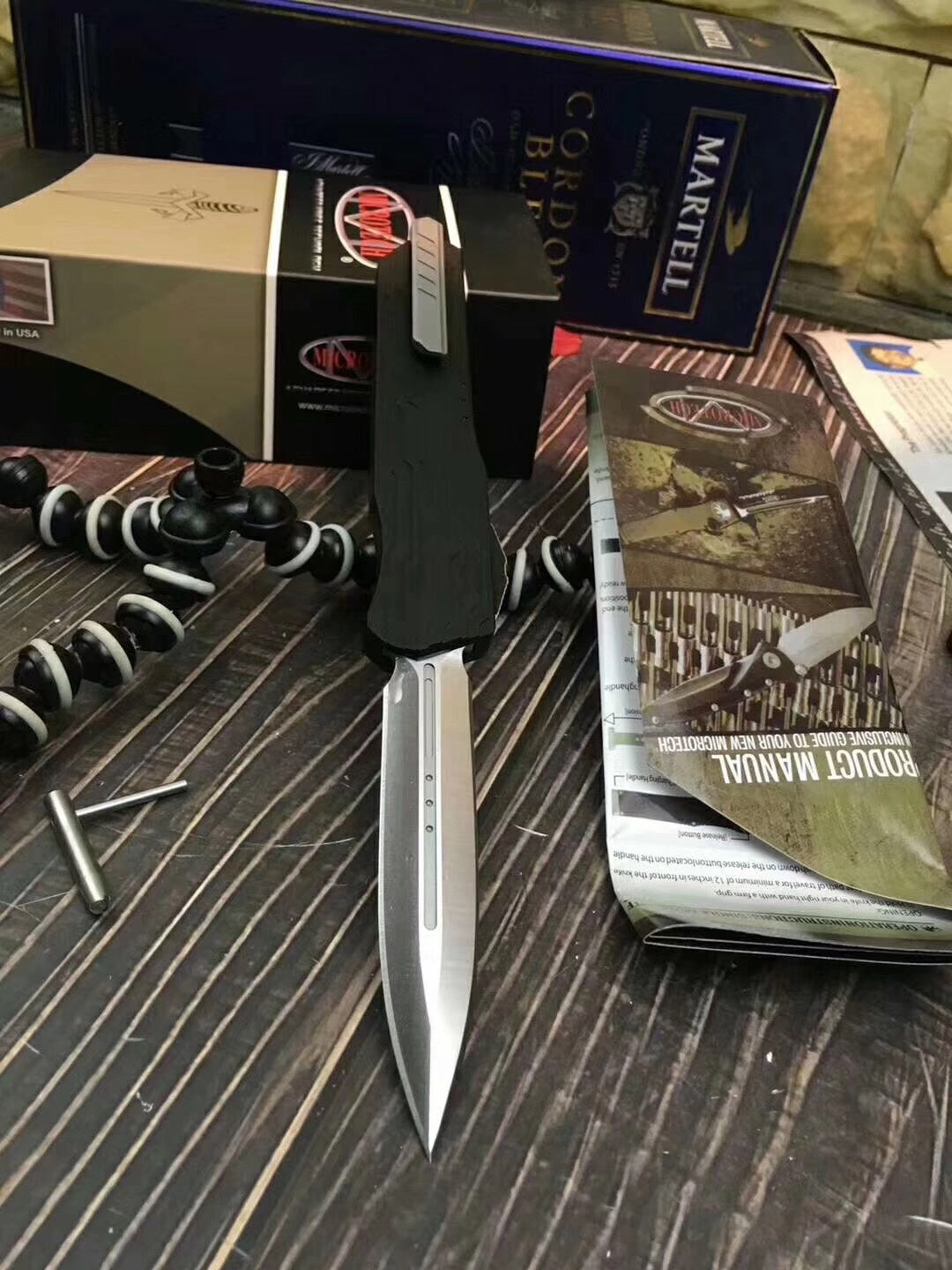 Microtech Safety Cutting Knives OTF EDC Spring Assisted Knife  Fixed Blades Double Edge Survival Knifes Camping Hunting Fishing Knifes