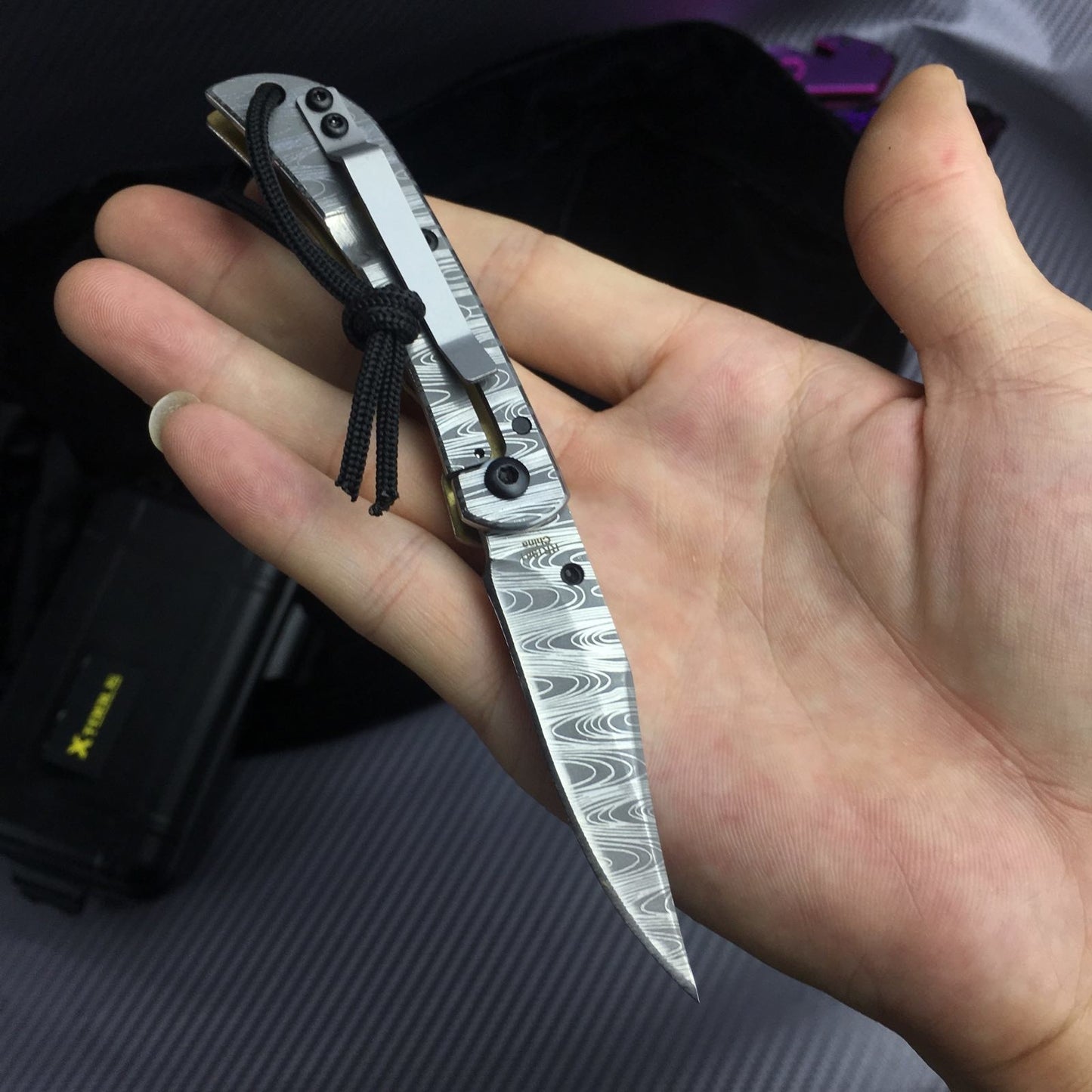 "3.9" pocket knife steel 5CR15MOV survival knife multi-functional outdoor tactical rescue tool folding hunting knife