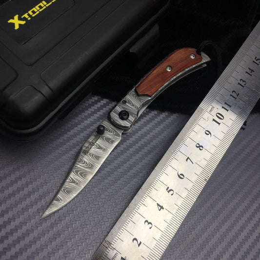 "3.9" pocket knife steel 5CR15MOV survival knife multi-functional outdoor tactical rescue tool folding hunting knife