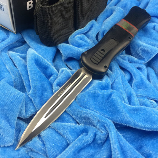 BENCHMADE Automatic spring assisted knife EDC survival knife fixed blade 59HRC folding blade double edged pocket camping hunting fishing knife