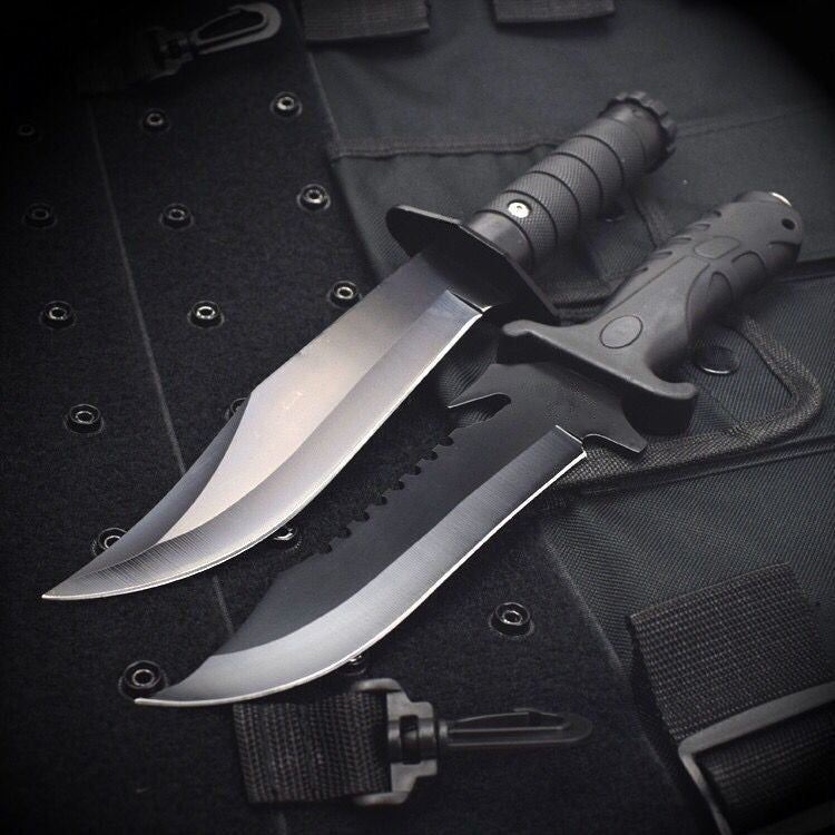 High Quality Tactical Fixed Blade Survival Knife Wilderness Combat Knives Essential Self-defense Tools Hunting Camping Knife Outdoor Army Dagger KNIFE