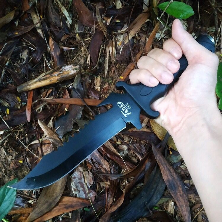 High Quality Tactical Fixed Blade Survival Knife Wilderness Combat Knives Essential Self-defense Tools Hunting Camping Knife Outdoor Army Dagger KNIFE