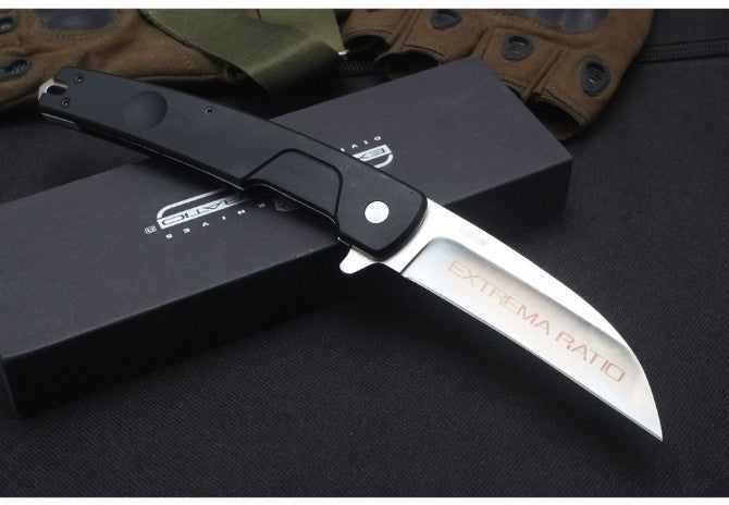 EXTREMA RATIO  3.543" tactical folding knife rescue hunting knife 6061-t6 aluminum alloy handle