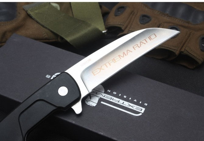 EXTREMA RATIO  3.543" tactical folding knife rescue hunting knife 6061-t6 aluminum alloy handle