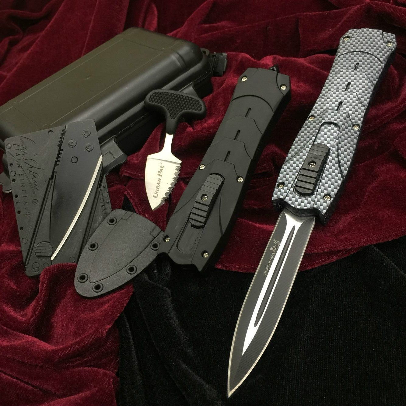 New Product Upgrades Pocket Tactical Knives Spring Assist Knife Folding Blade Fixed Blades Survival Rescue Tools Outdoor Camping Knifes Hunting Combat Automatic Open/Closes 8.8 Inch |Card Knife+Push Knife + Gifts Knives Set