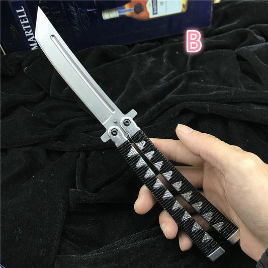 2020 Hot ! Butterfly Knife Practice Knifes OUTDOORS Tactical Knives Combat Trainer Very Sharp Survival Tools