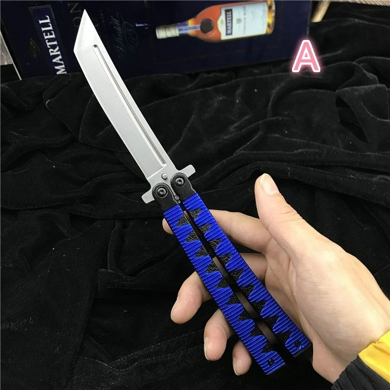 2020 Hot ! Butterfly Balisong Knife Practice Knifes OUTDOORS Tactical Knives Combat Trainer Very Sharp Survival Tools