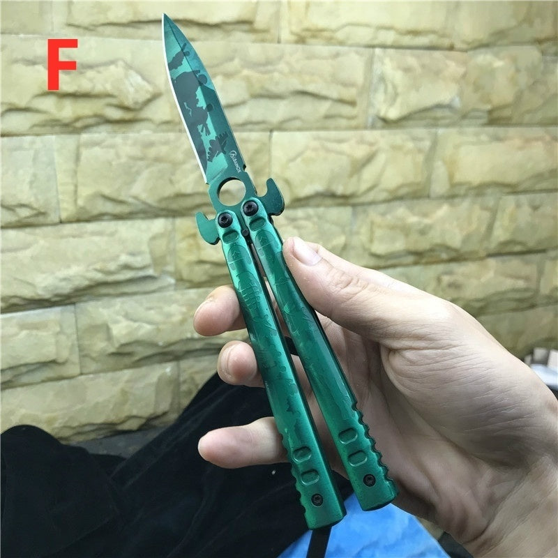 2020 Hot ! Butterfly Balisong Knife Practice Knifes OUTDOORS Tactical Knives Combat Trainer Very Sharp Survival Tools