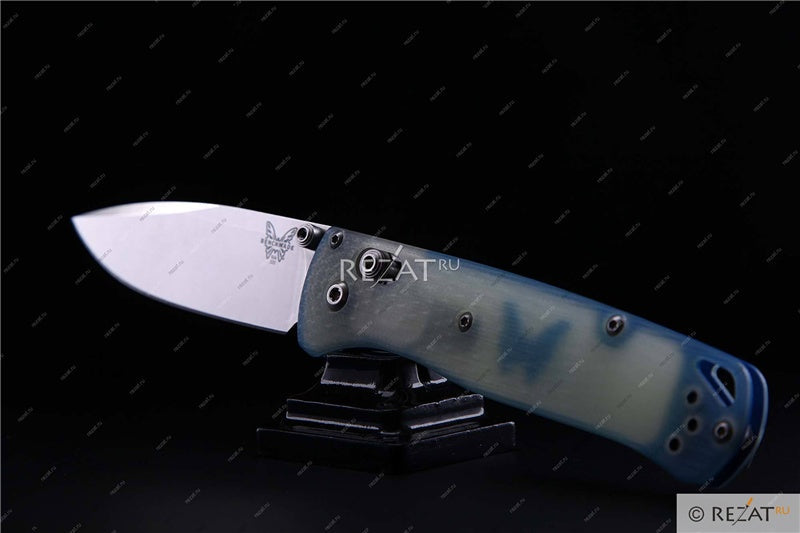 Benchmade 535-1901 Limited Edition Bugout AXIS Folding Knife 3.24" CPM-20CV Satin Plain Blade, Jade G10 Handles