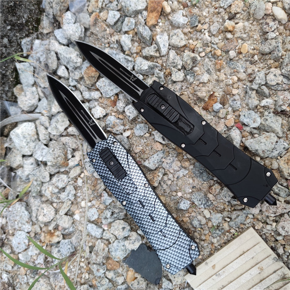 AUTO OTF stiletto spring Assisted Tactical Knife Switchblade outdoor camping self defense multitool Tanto Hunting automatic knives pocket