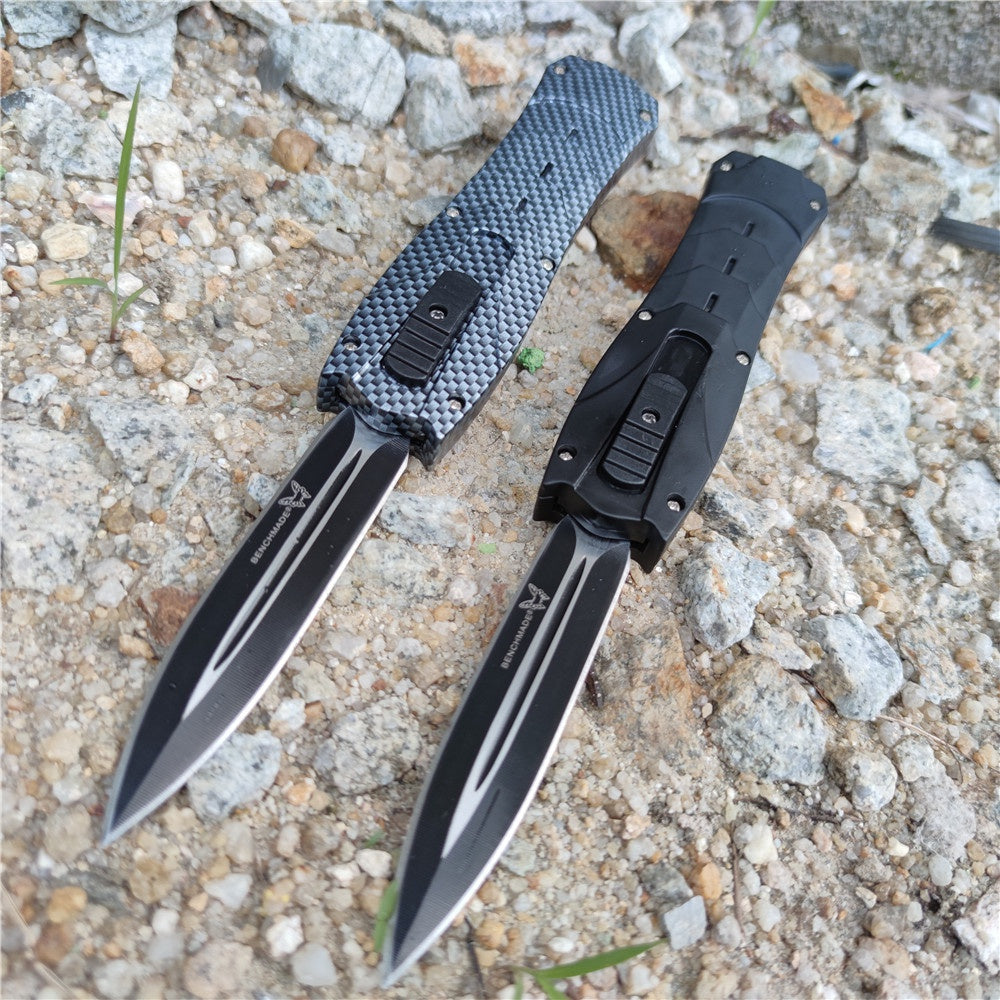 AUTO OTF stiletto spring Assisted Tactical Knife Switchblade outdoor camping self defense multitool Tanto Hunting automatic knives pocket