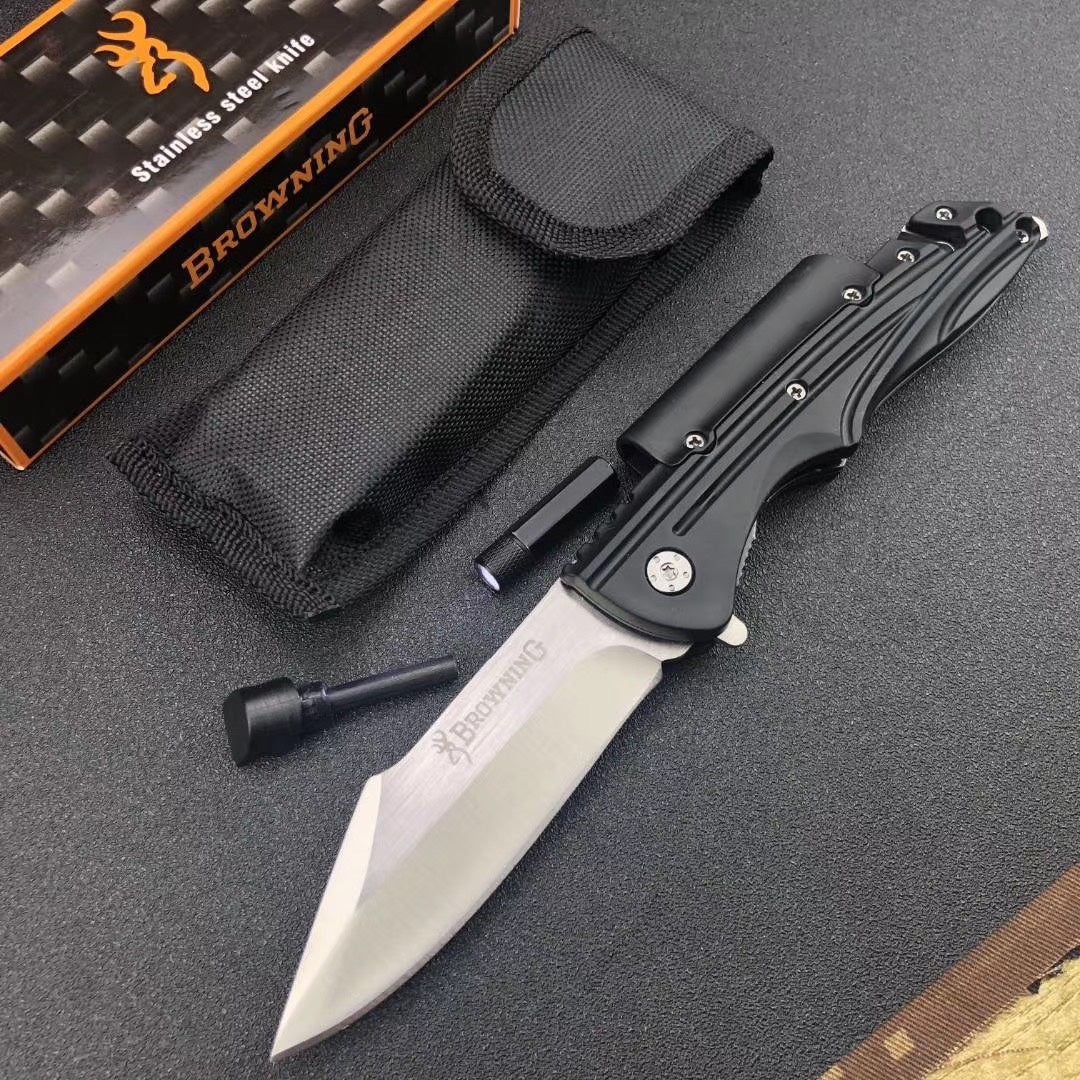 9ballistic Tactical Combat Spring Assisted Open Pocket Rescue Knife Edc Folding Hunting