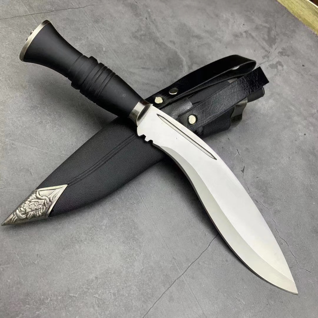 2020 New Kukri Machetes （440C Blade ABS Plastic Handle ）Tactical Fighting Machete Hunting  Fixed Knives