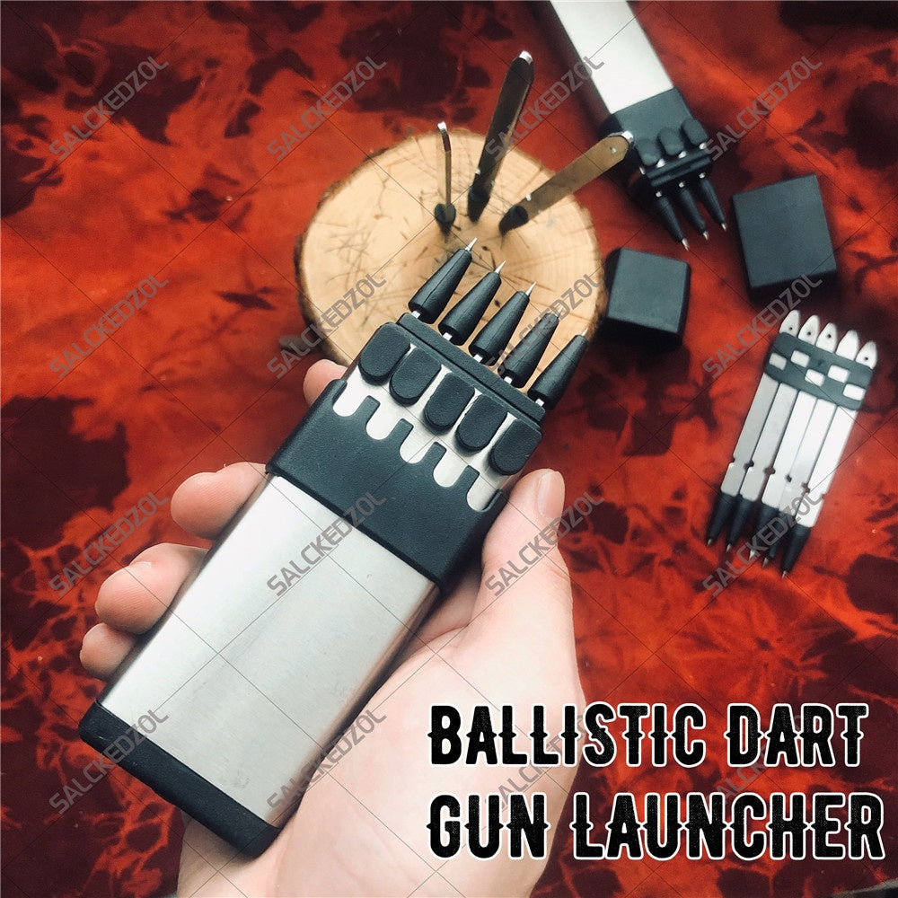 2020 New Ballistic Dart Gun Launcher Shooting Shooter Concealed Weapon Practice Darts Self Defense Weapon Christmas Gift