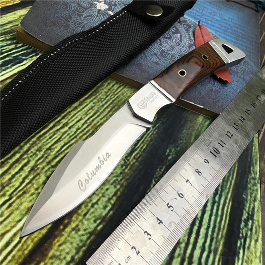 Browning 5CR15 Steel Knife Fixed Blade Knife Hunting Tool Sharp Outdoor Camping Hunting Survival Tactic Straight Knife EDC Tool